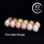 Custom Egg Carton Trays Multiple Sizes (4, 6, 12, 15, 20, 30 Slots) for