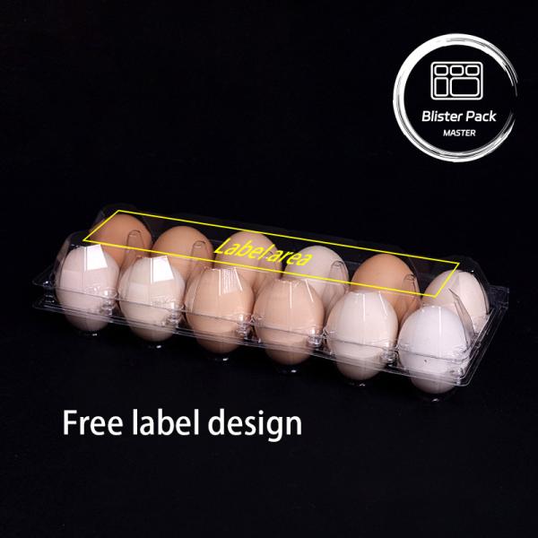 Custom Egg Carton Trays Multiple Sizes (4, 6, 12, 15, 20, 30 Slots) for