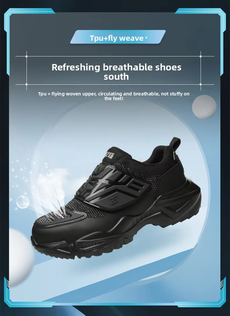 Electrical Safety Shoes Men'S Insulated 6kv Work Shoes TPU Mesh With Kevlarr Anti Stab Safety Shoes Plastic Toe Anti-smashing