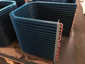 Quality Flat Aluminium Finned Tube Heat Exchanger Condenser Coil Cooler wholesale