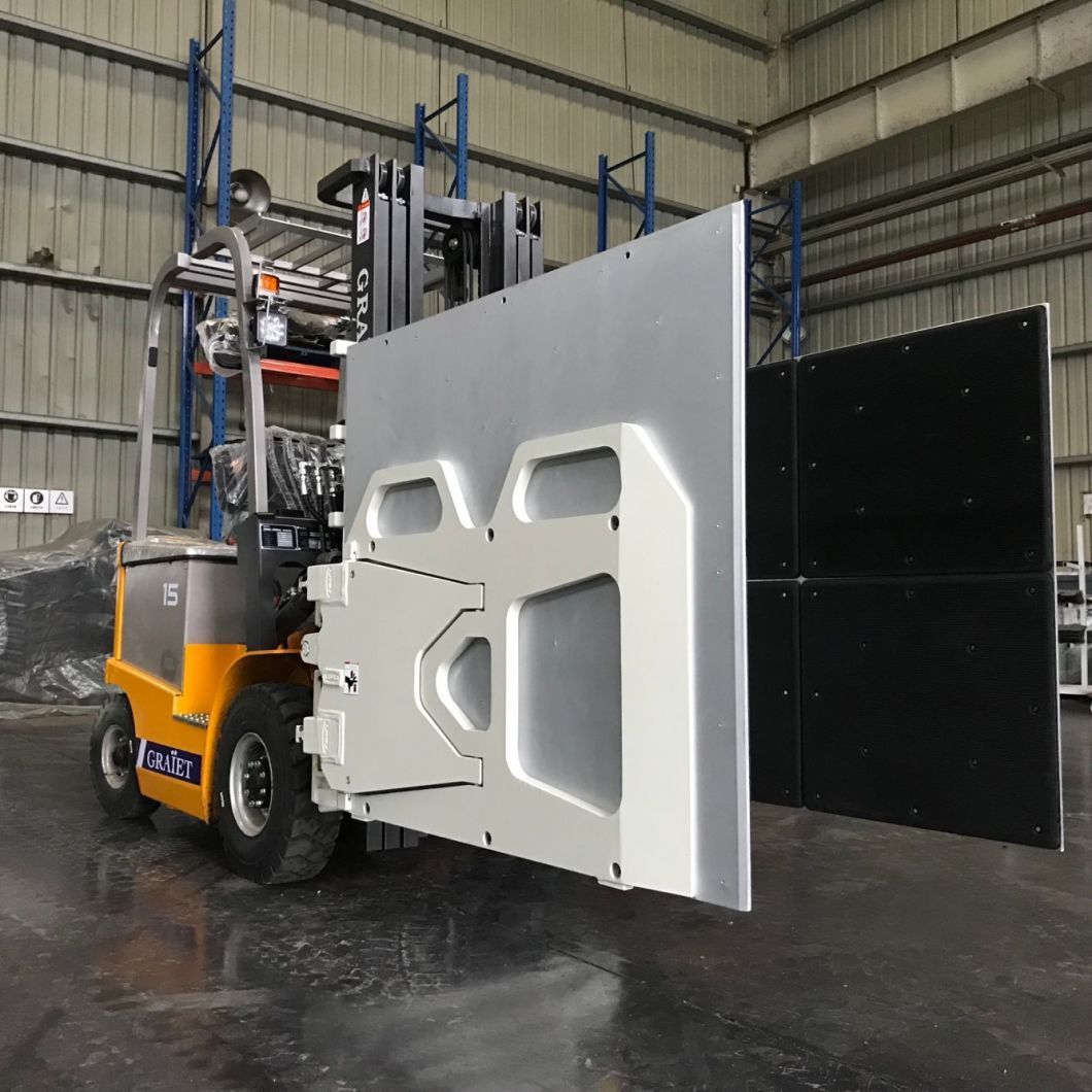 4 Wheet Electric Forklift 1.5t with 3 Stage Mast and 5m Lifting Height