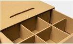 ECO Friendly Recyclable Kraft Corrugated Gift Box For Fruit Packaging No