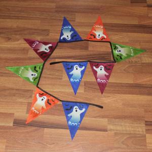 Quality Halloween Triangle Flag Bunting Ghosts wholesale
