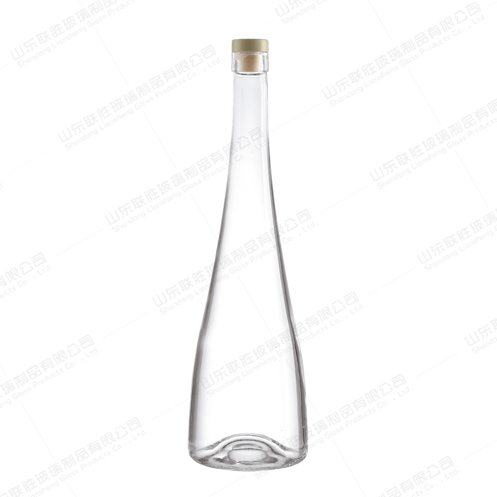 375 Ml 500ml 750ml Wine Liquor Vodka Glass Bottles With Rubber Stopper Sealing Type