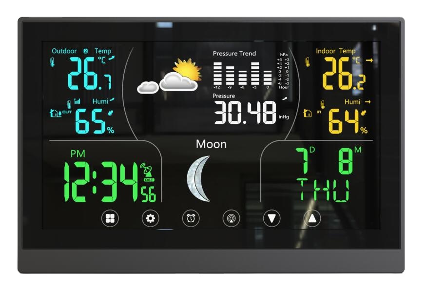 Wireless BSCI Color Weather Station -40C To 70C Range Local Weather Station