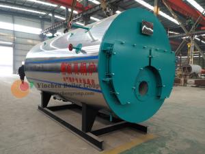Quality Horizontal Style Gas Fired Water Boiler / 3 Pass Fire Tube Boiler PLC Control System wholesale