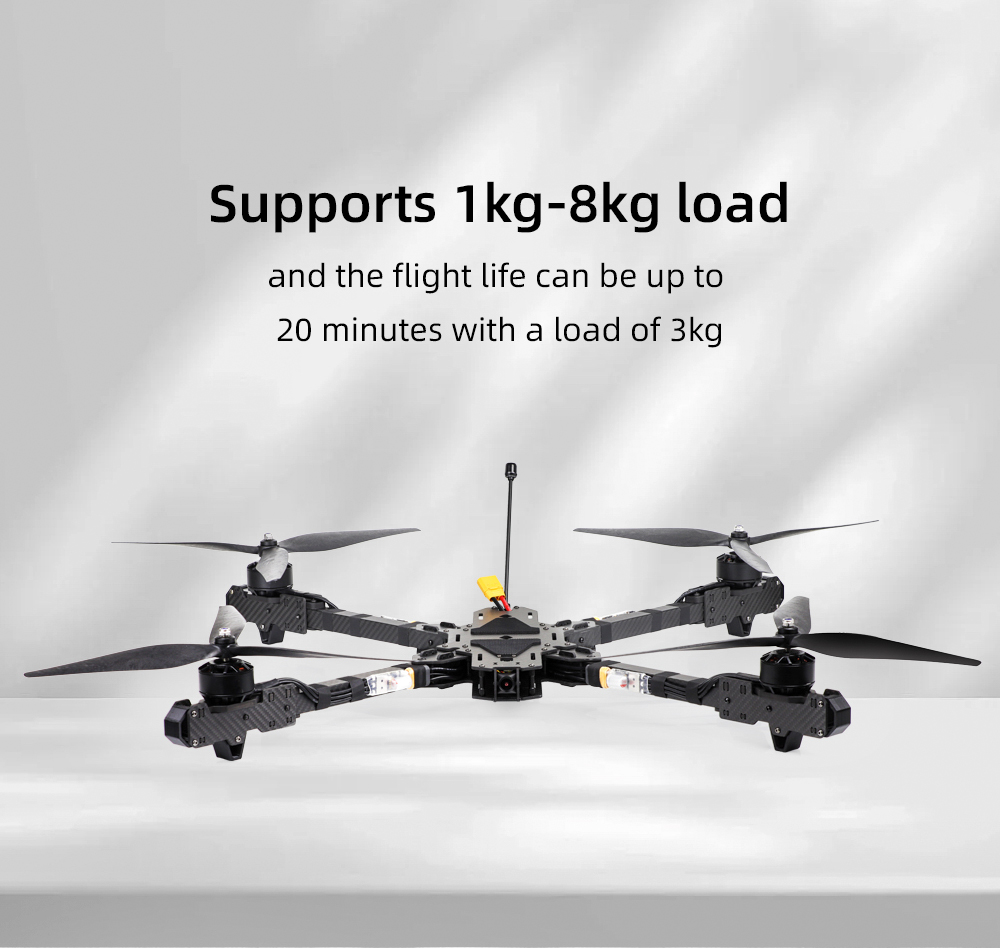 Long Distance 15inch Carbon Fiber Freestyle FPV Racing Drone Kit 1.6W 2W 3W