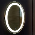 Stylish W24"xH36" Mirror Size LED Bath Mirrors for Modern Hotel Interior Wall