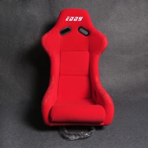 Quality Velvet Material Red Racing Seats Customizable Soft Racing Bucket Seats wholesale