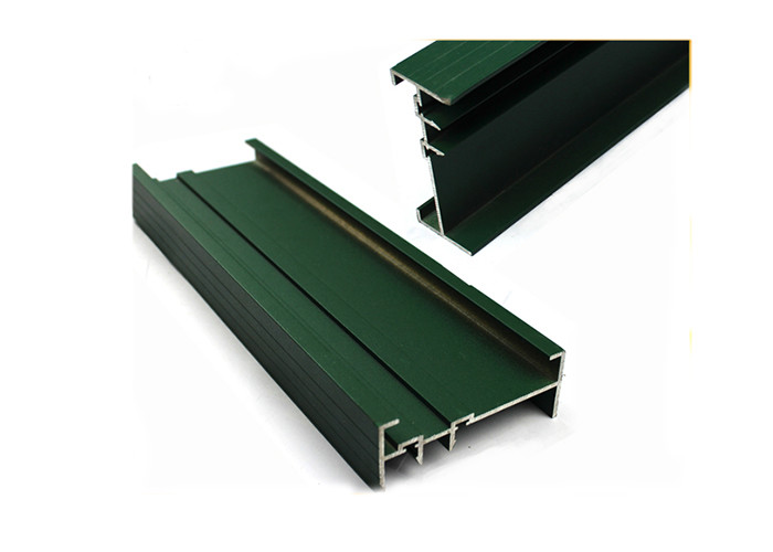 Powder Coated Aluminum Profile , Quality Light Construction Aluminium Profiles