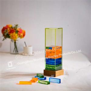 Quality Handmade Luxury Limited Edition Light Up Lucite Neon Jumbling Tumbling Tower wholesale