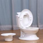 Comfortable Handle Button Baby Potty Toilet with Ouninbear Logo