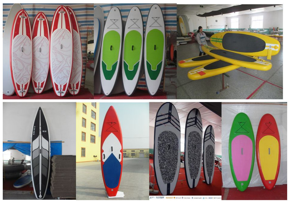 Inflatable Standup Paddleboard 12 Feet , Attractive Custom Paddle Boards With EVA Pad
