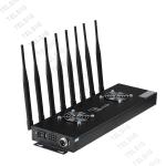 Alluminum Alloy Rf Signal Jammer , 8 Antenna Military Gps Jammer Device