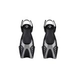 Professional Short Scuba Diving Flippers With Open Heel Design