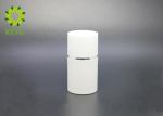 30ml Empty Cosmetic Bottles Round PP White Plasctic Airless Cosmetic Pump Bottle
