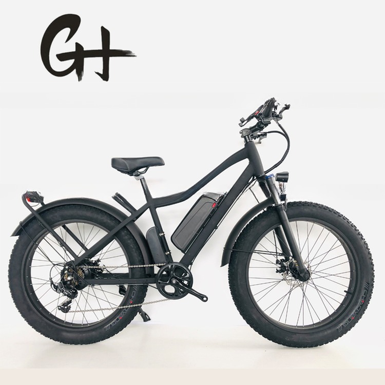 Disc Brake 750W 48V Lithium Battery Adult E Bike Fat Tire Electric Bike 26 inch with Max Speed of 30-50Km/h