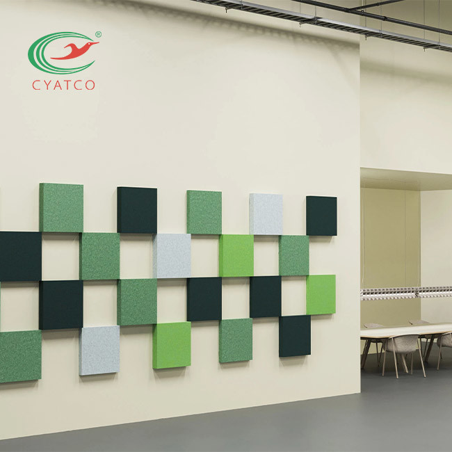 2200gsm Felt Wall Panels Meeting Room Sound Absorbing Wall Artwork ASTM E84 US Standard