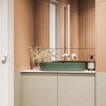 Modern Stainless Steel Bathroom Vanity Cabinet Waterproof