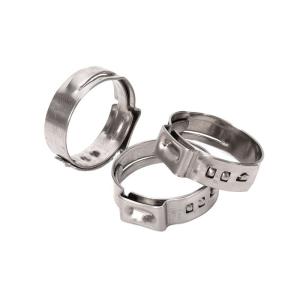 Quality ANSI/ASME Standard Stainless Steel Collar Single Ear Hose Clamp for Metric Measurement System in Food Beverage Industry wholesale
