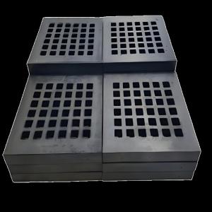 China Durable Black Color 40mm Thickness Rubber Screen Panel For Mining Vibrating Screens on sale