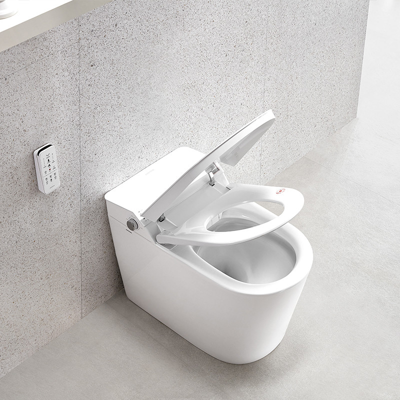 Bathroom Smart Wc Seat Ceramic One Piece S trap Water Temperature Adjustment