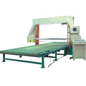 China 0-25m / Min Horizontal Cutting Machine , Sponge Cutting Machine With Vacuum on sale