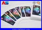 Hologram Strong Adhesive Labels 10ML Vials Printed Free Design