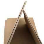 Rigid and Strong Kraft Paper With Laminated Grey Paperboard Sheets