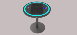 Quality Single Leg 30W 20Ah LiFePO4 Wireless Charging Coffee Table wholesale