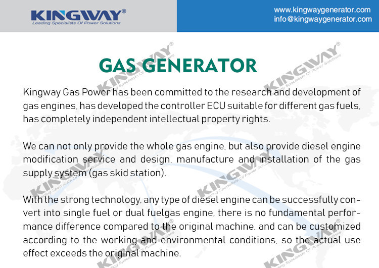 Farmer Use Cummins Engine Biogas Gas Generator Set Three Phases 50kva