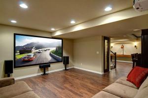 Quality 150inch Velvet-covered Fixed Frame 4K Acoustic Projector Screen For Home Theater wholesale