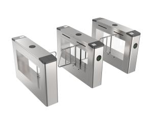 Quality Stainless Steel Barcode Scanner Turnstile Entrance Gate Automatic 35w wholesale