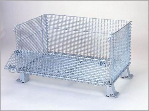 Super Wide Collapsible Wire Container Storage Cages 60”X44”X40” 3000 Pounds