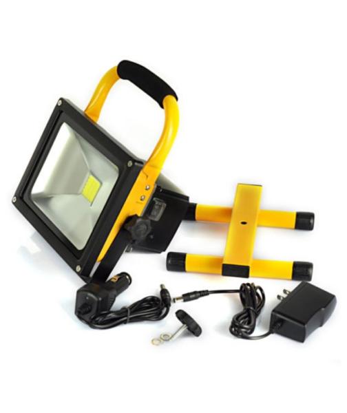 Cheap Battery Powered Work Lights Led Rechargeable Flood Light 6000K - 6500K for sale