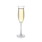 160ML Hand Blown Transparent Crystal Champagne Flutes