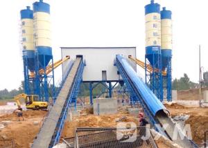 Quality 120m3/H Concrete Batching And Mixing Plant / Concrete Mixing Station wholesale