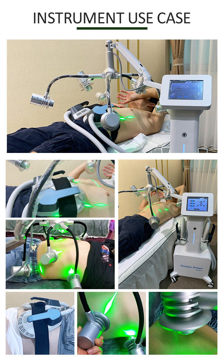 Non Invasive 532nm 6D 2 In 1 Lipo Laser Slimming Machine 300W Laser Therapy Machine