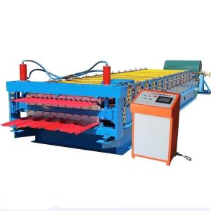 Quality ISO Color Steel Roll Forming Machine 5T For Roof Tile Panel wholesale