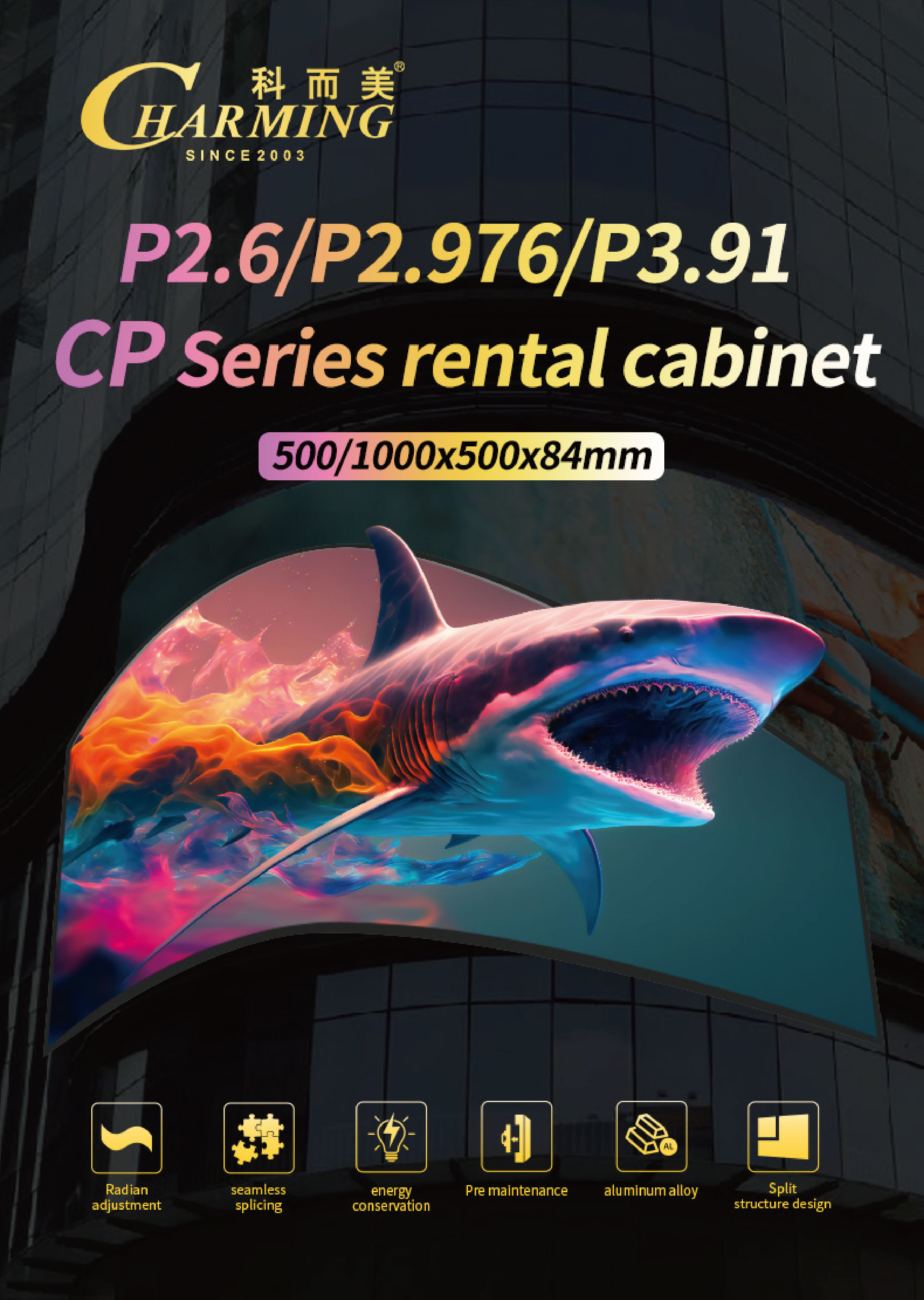 Led Screen P3.91 Panels 7kg Suspension Standing 4500CD Brightness Rental Portable Tv Waterproof Videos Outdoor Digital Signage And Displays