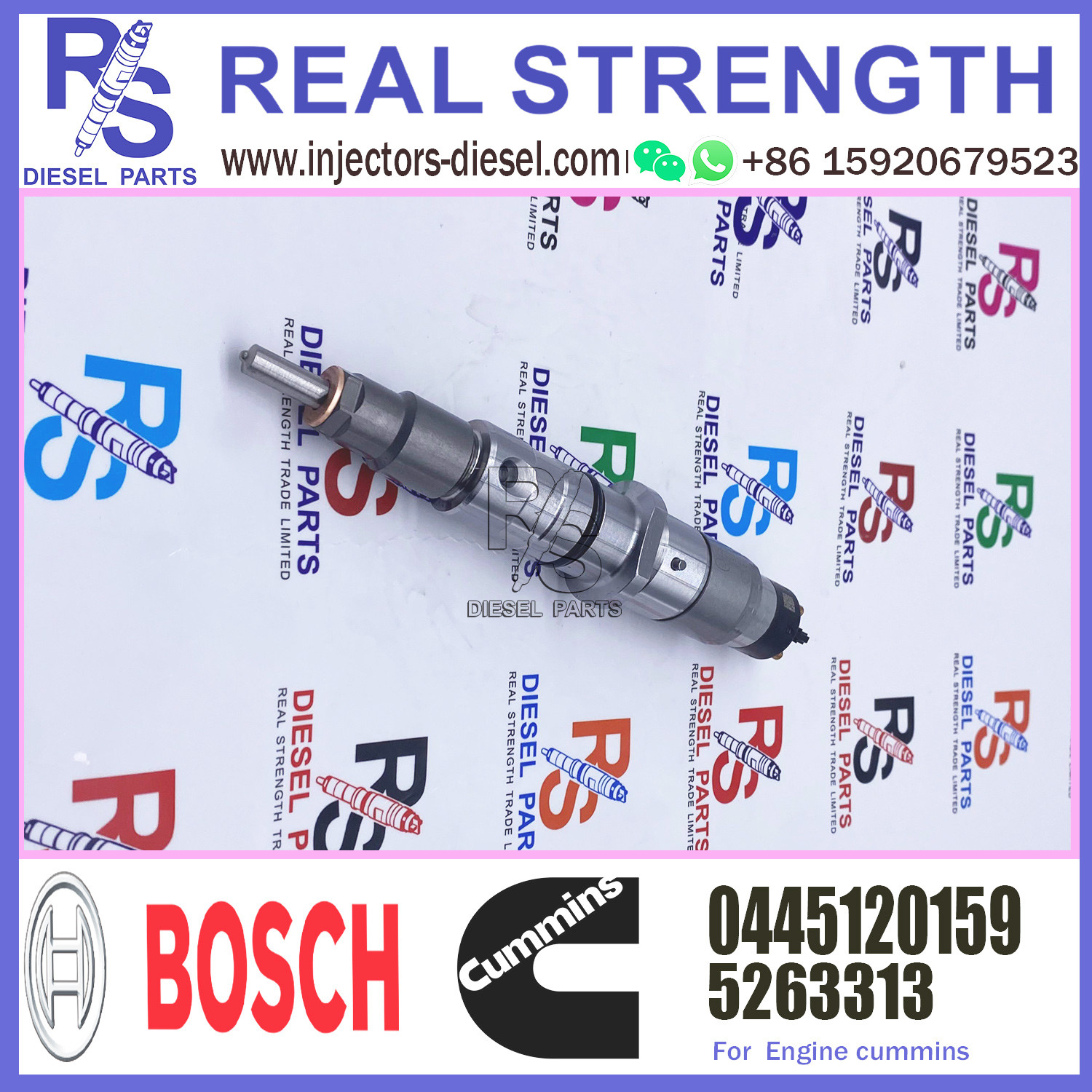 High quality diesel nozzle assembly pump injector 0445 120 152 0445120152 0445120151 for common rail system
