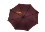 Portable Brown Wooden Handle Umbrella Extra Durable Strong For Heavy Winds