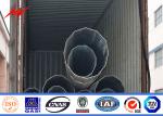 Q345 Material Steel Transmission Poles Lattice Welded Electric Power Pole