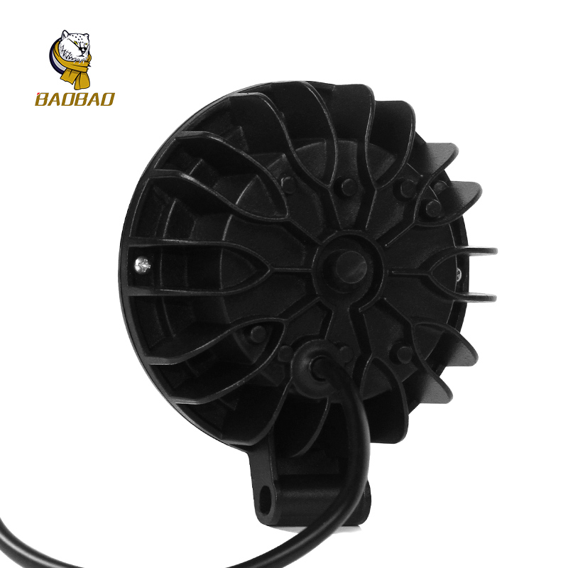 Black Circle Square Casing 12V 24V Offroad Accessories Auto Fog Lights