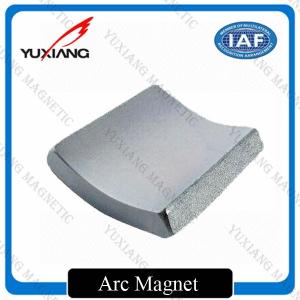 Quality Diametrically Magnetized Neodymium Arc Magnets 54x28x30x35mm Ni Coating wholesale