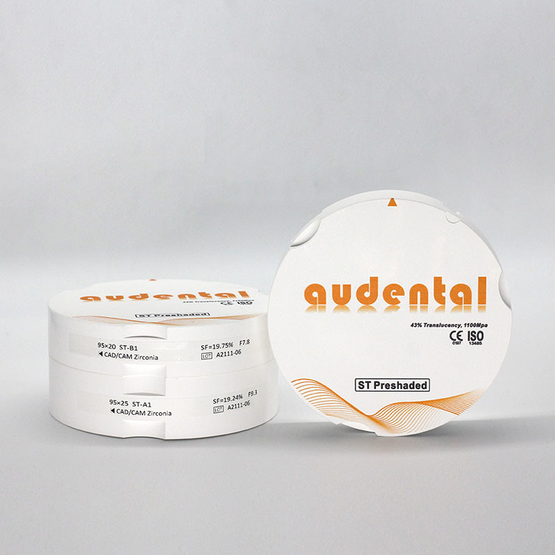 Non Radioactive Dental Zirconia Block In Color Box Package