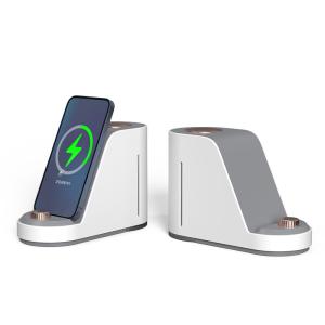 China Mini Air USB Cool Mist Ultrasonic Humidifier With 10W Wireless Charger on sale