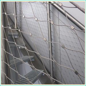 Quality Hand Woven Black Oxide Wire Rope Mesh 1.2mm Balustrade Cable Mesh wholesale
