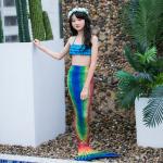 Girls Sparkle Mermaid Tails For Swimming / Photo Shooting Water - Resistant