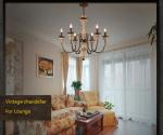 Wood Chandelier Lighting Nordic Design Lustre LED Suspension lamp(WH-CI-127)